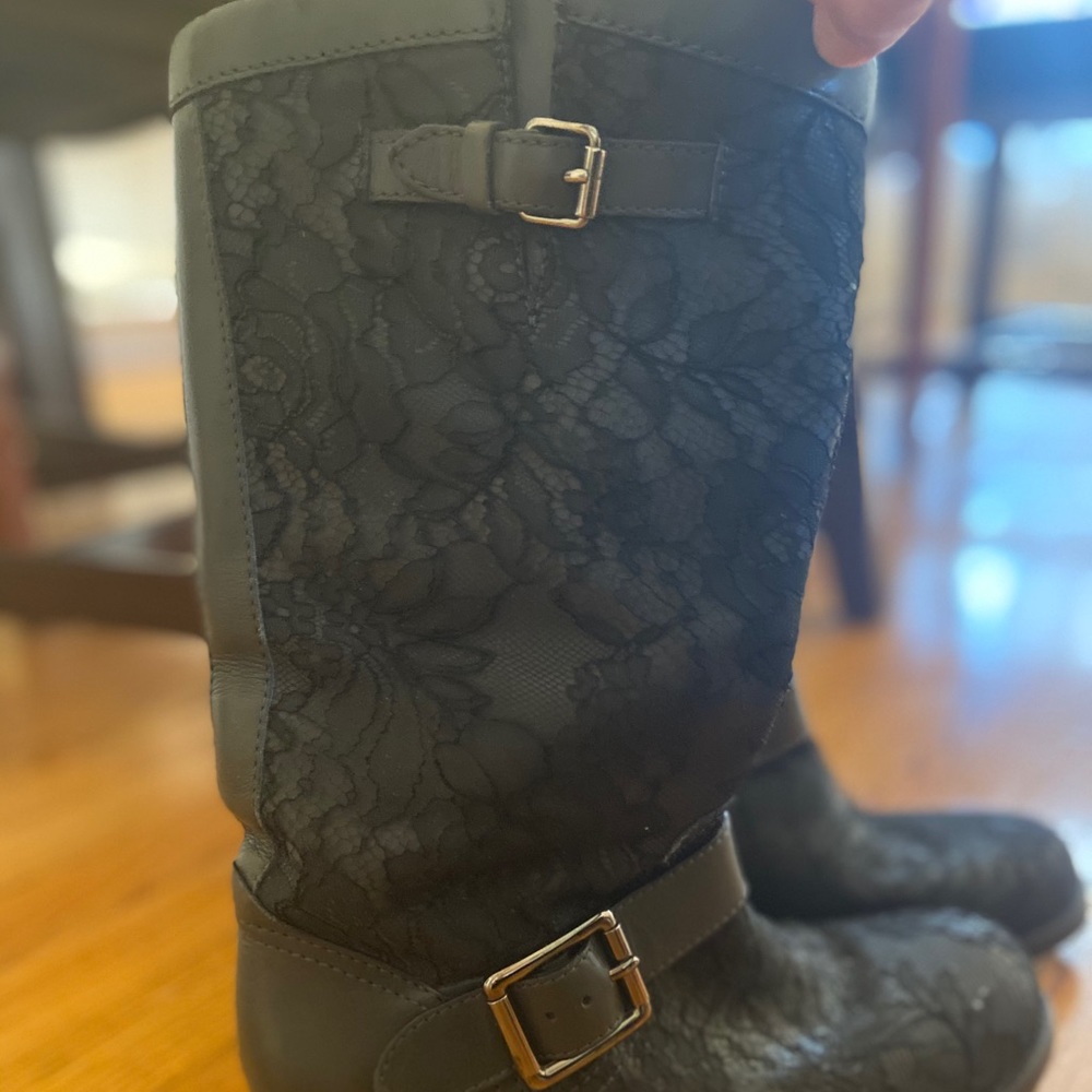 Valentino black boots size 38